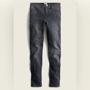 J. Crew 8” Toothpick Jeans women’s size 27 Charcoal wash